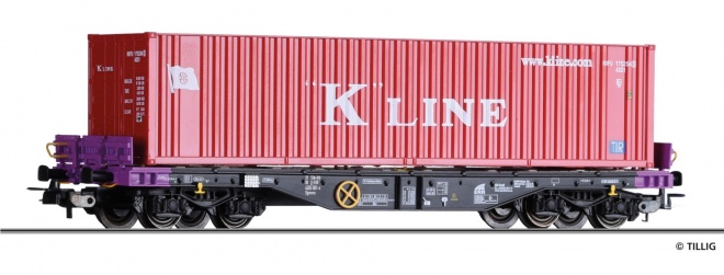Flat car type Sgmmns 4505 of the ERR with Load<br /><a href='images/pictures/Sachsenmodelle/76775-HM.jpg' target='_blank'>Full size image</a>